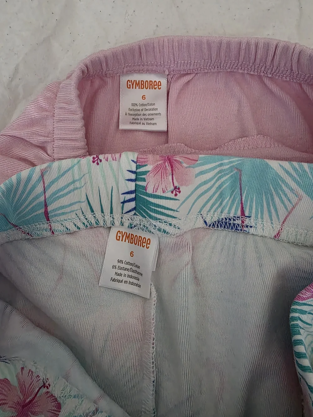 Gymboree Pink Flamingo Tropical Print Shorts and Halter Top